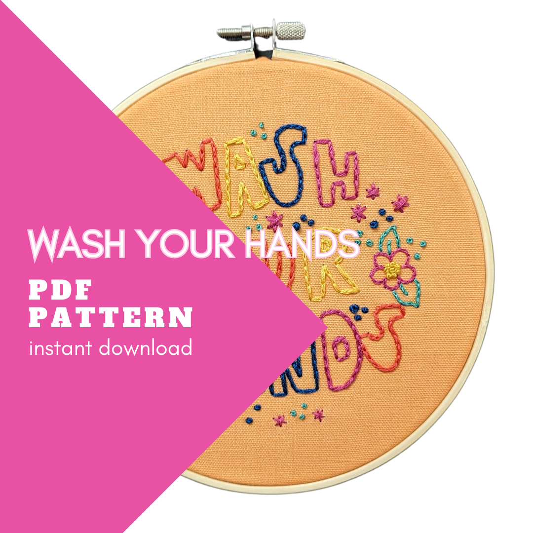 Wash Your Hands PDF Pattern