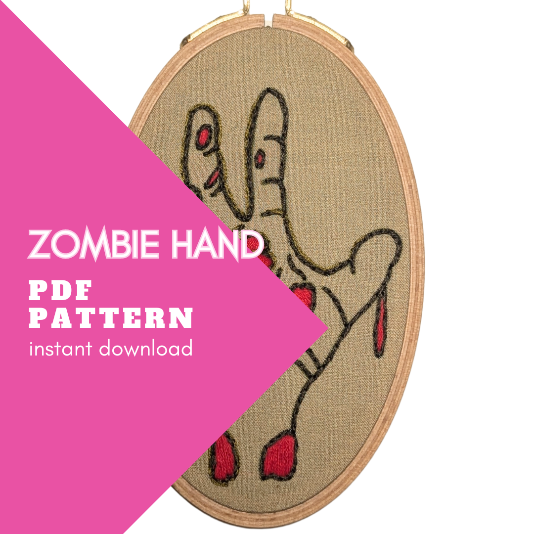 Zombie Hand PDF Pattern