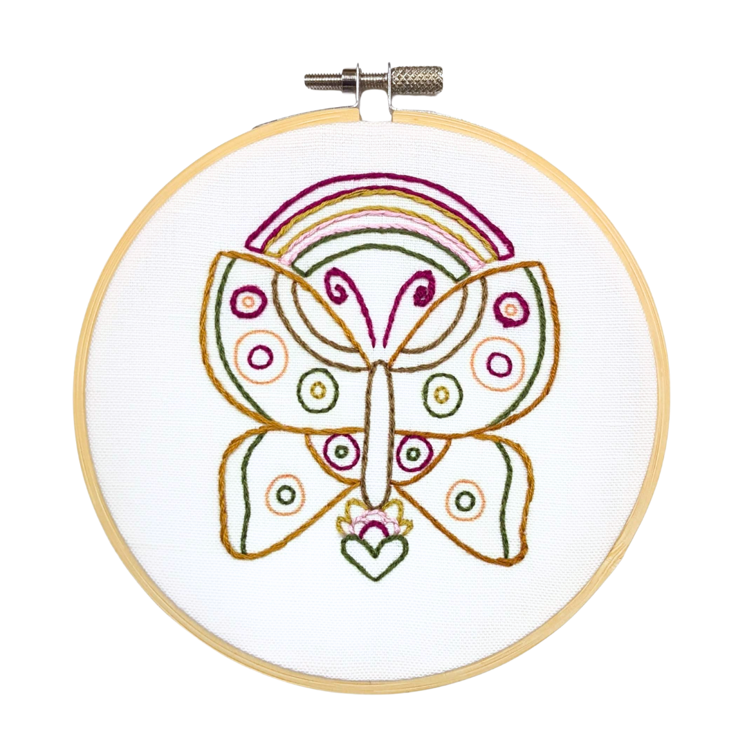 Butterfly Embroidery Kit