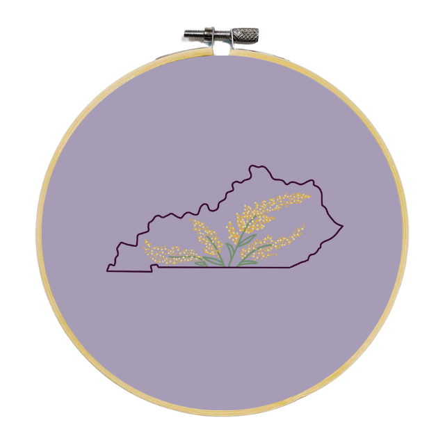 Kentucky Goldenrod Embroidery Kit