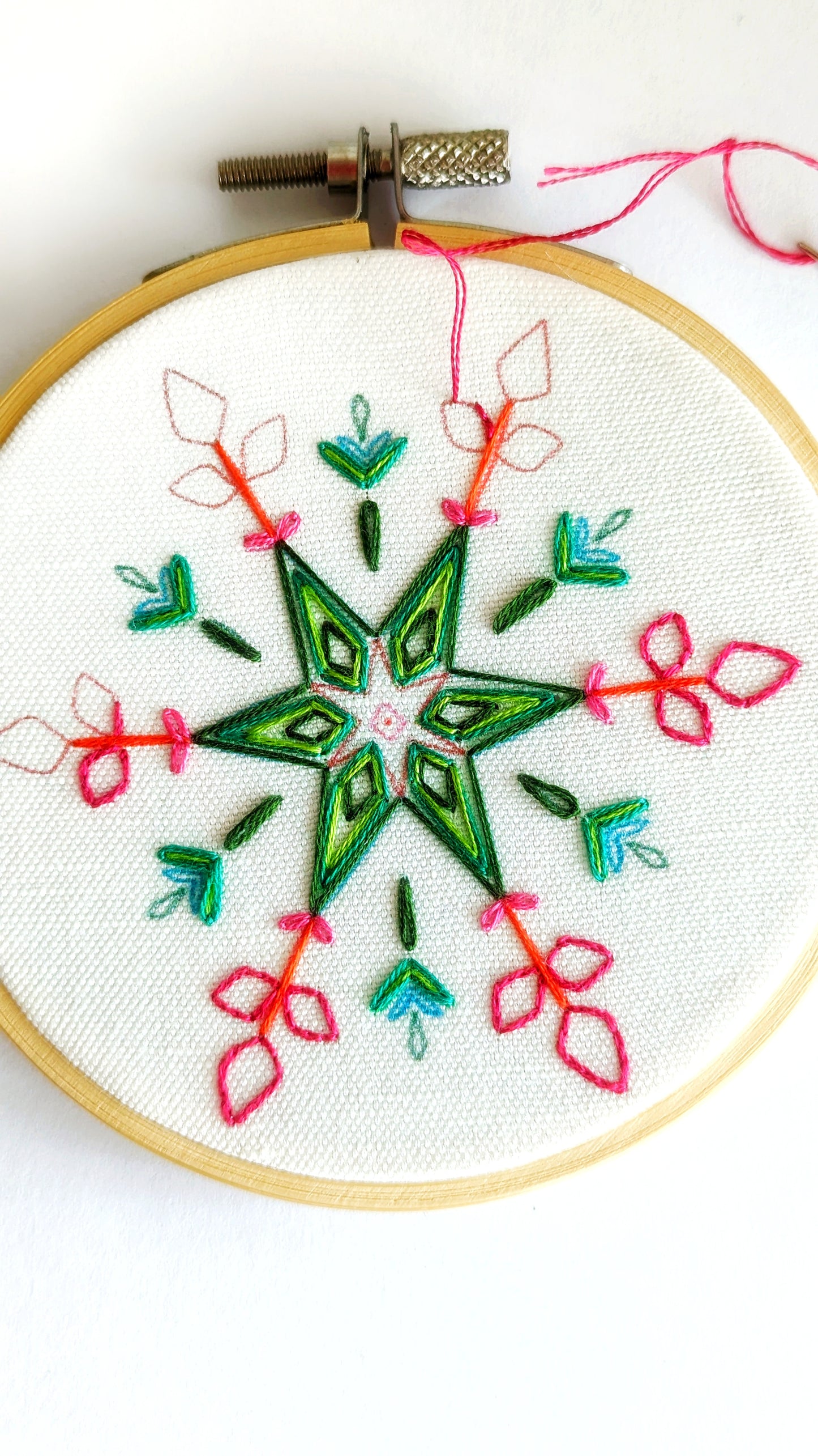 Snowflake Embroidery Kit