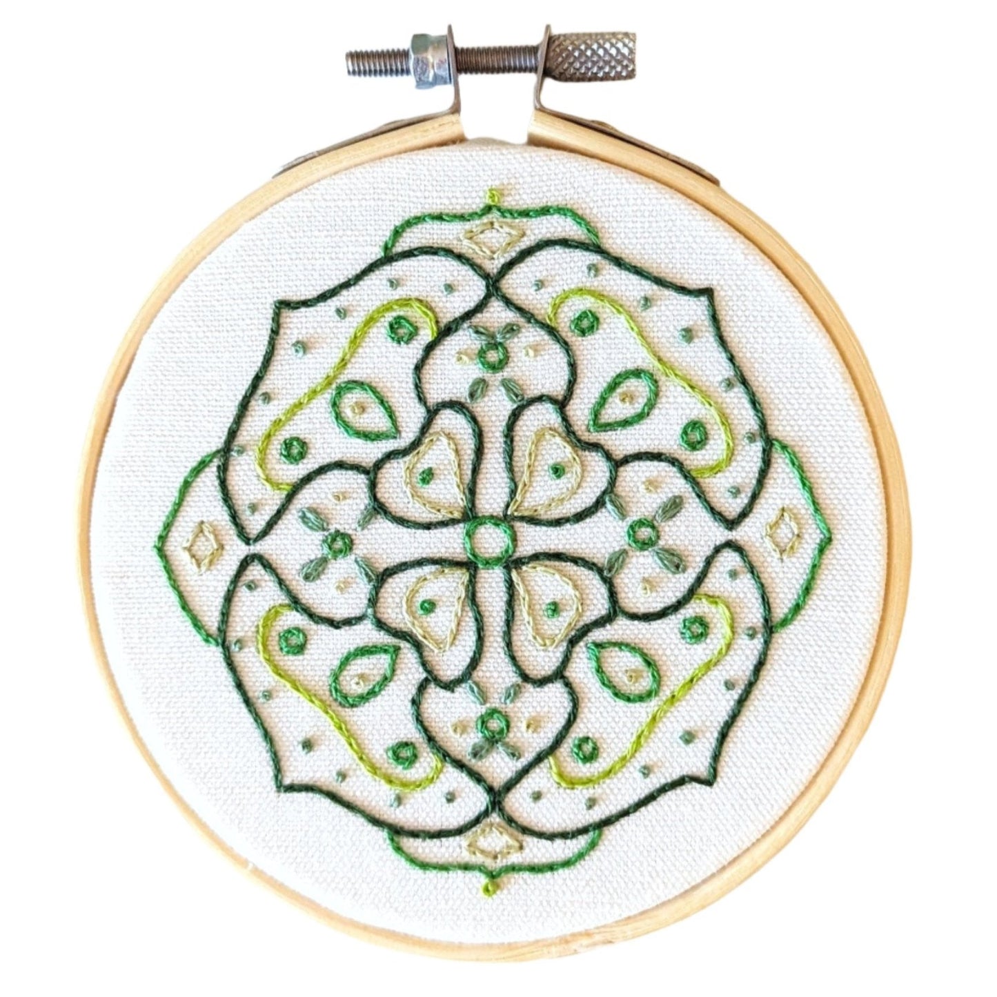 Symmetry Green Mini Embroidery Kit