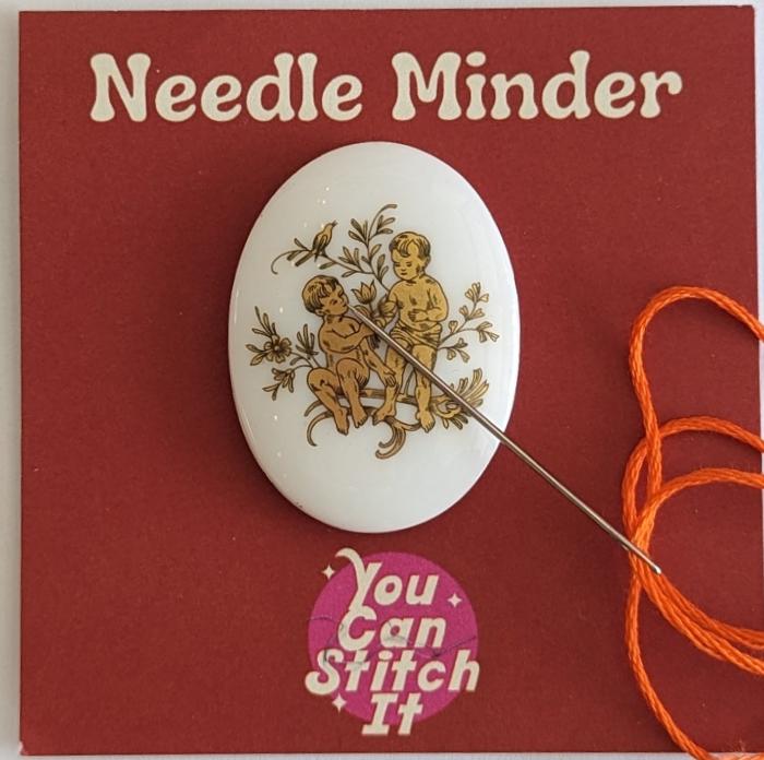 Vintage Zodiac Needle Minder - Gemini