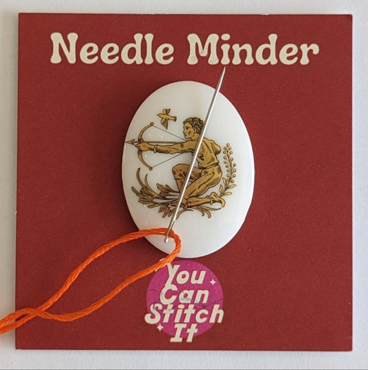 Vintage Zodiac Needle Minder - Sagittarius