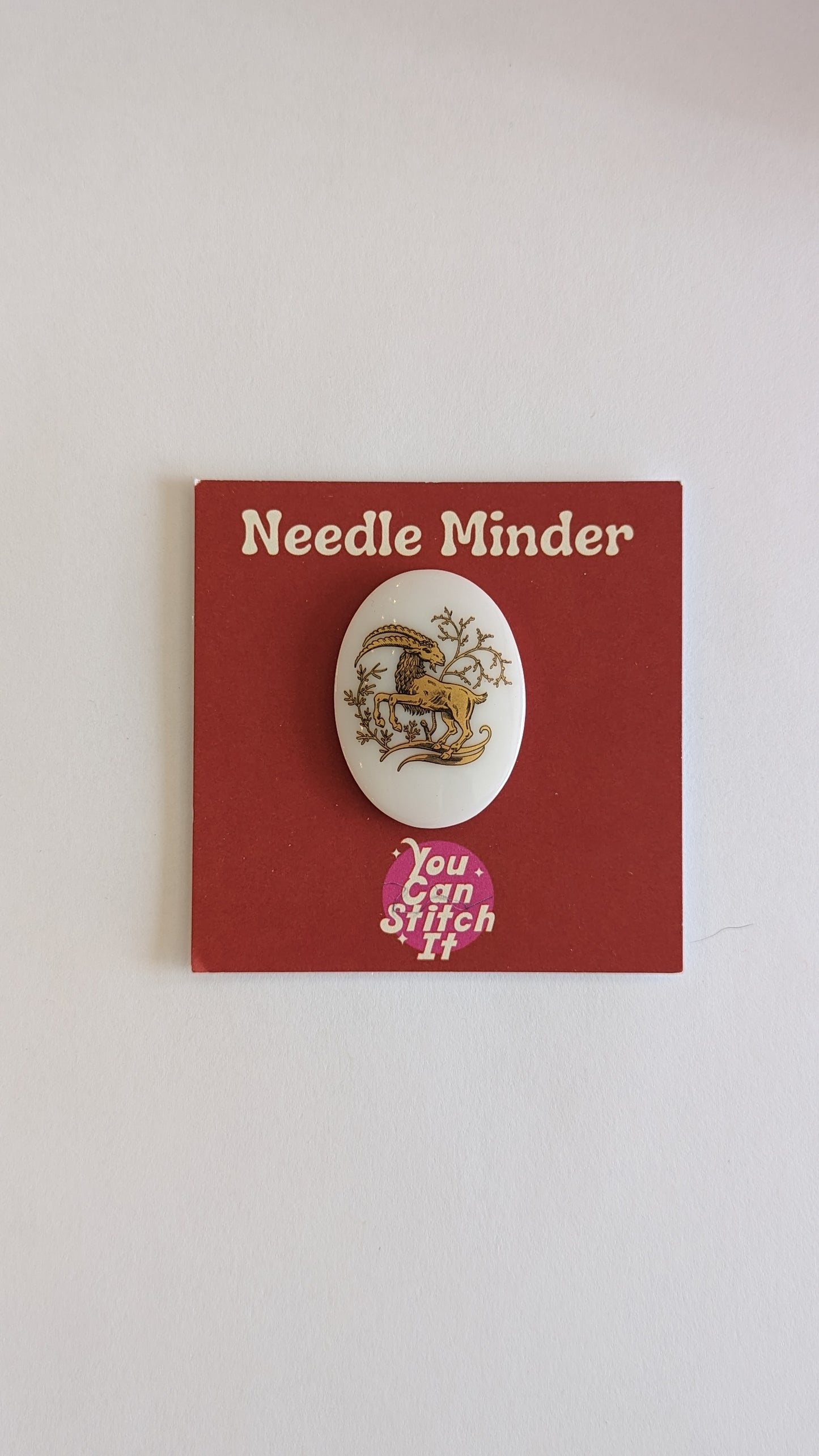 Vintage Zodiac Needle Minder - Capricorn