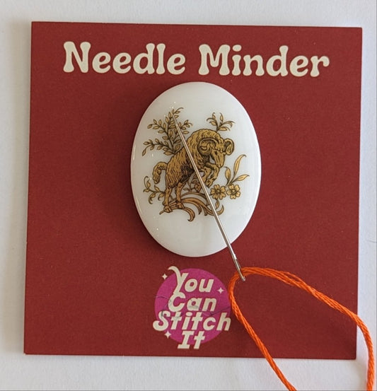 Vintage Zodiac Needle Minder - Aries