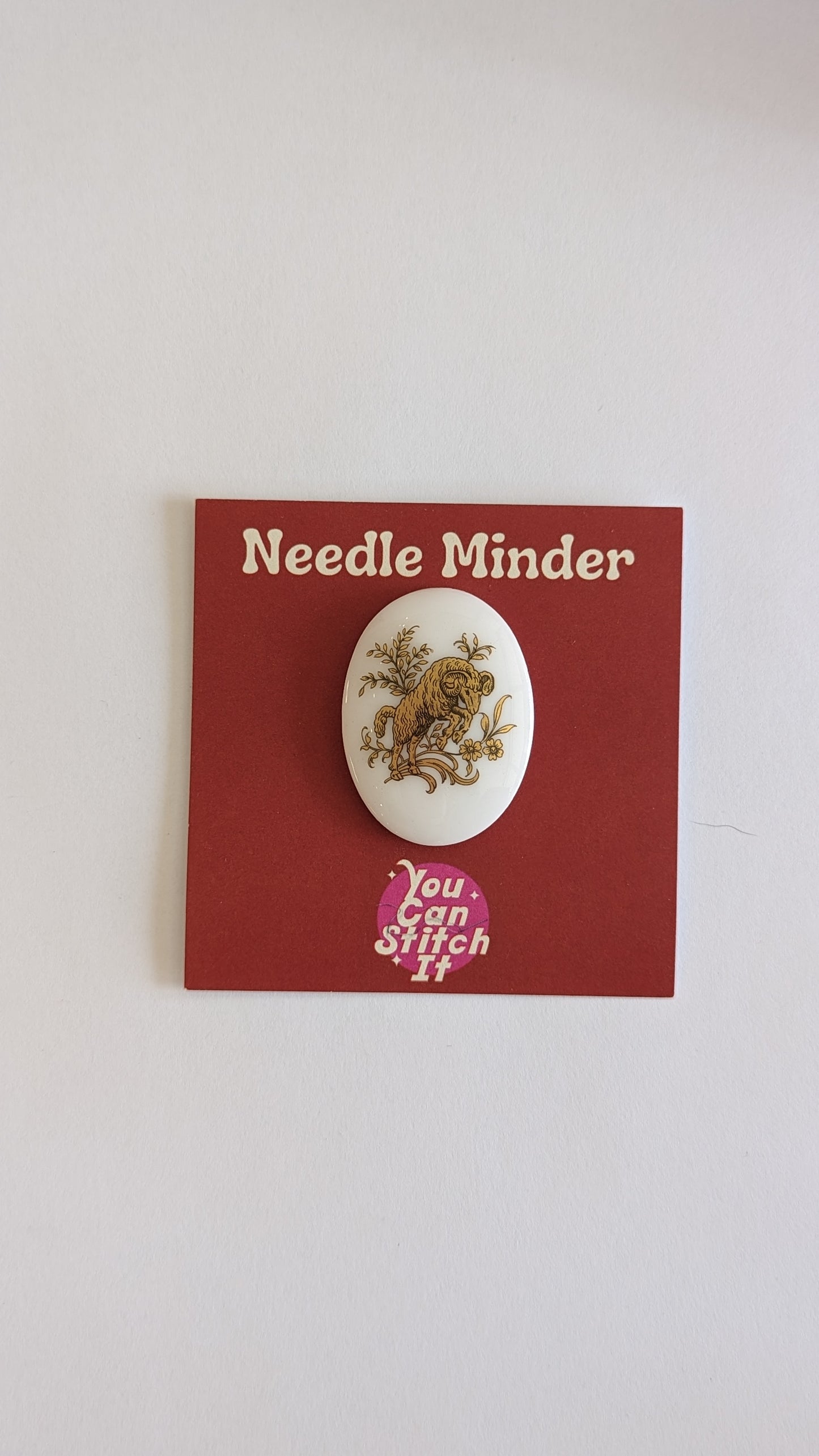 Vintage Zodiac Needle Minder - Aries