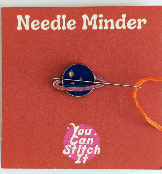 Blue Pink Planet Needle Minder