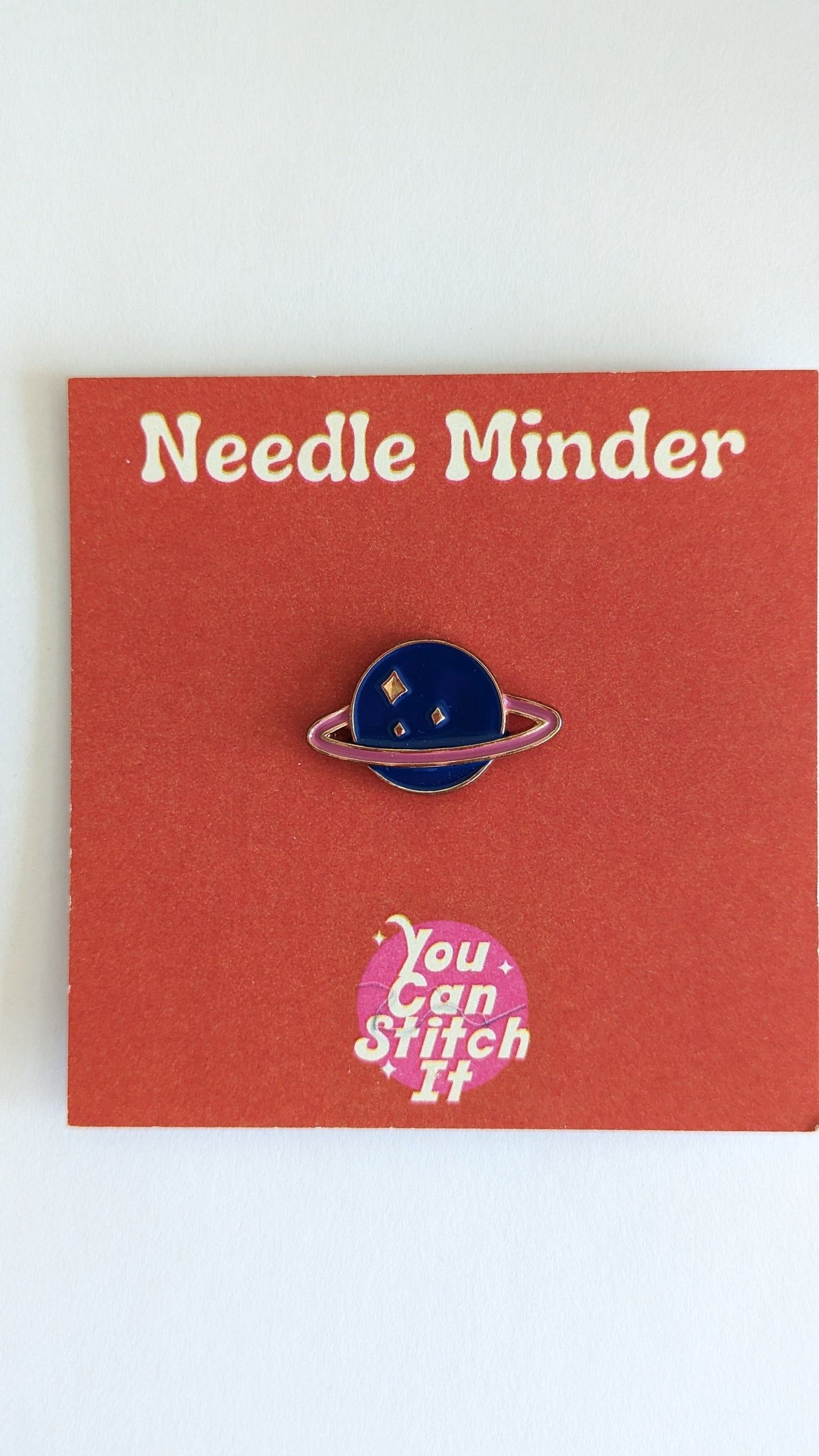 Blue Pink Planet Needle Minder