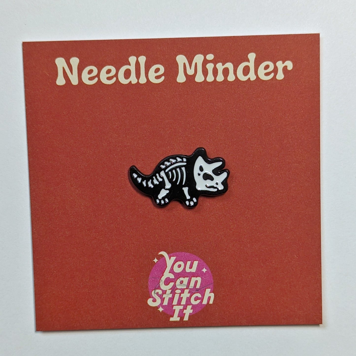 Skeleton Triceratops Needle Minder