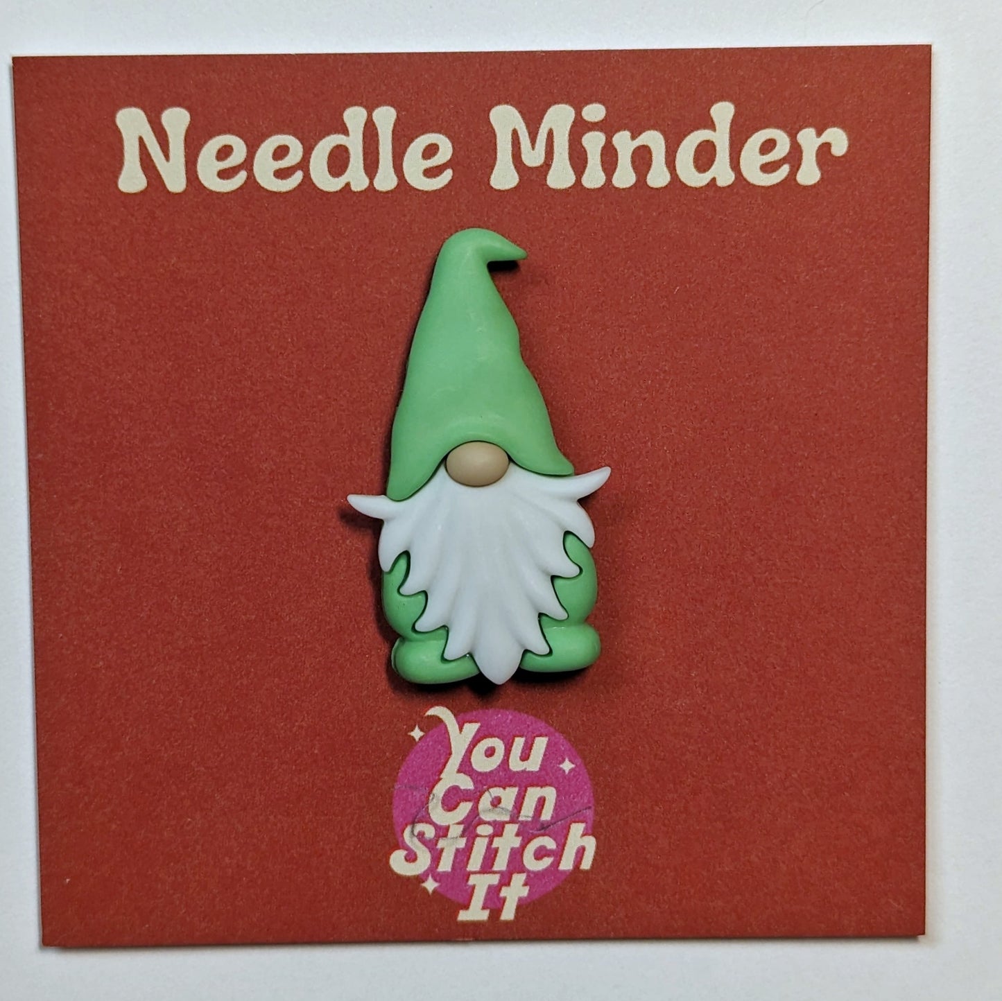 Green Gnome Needle Minder