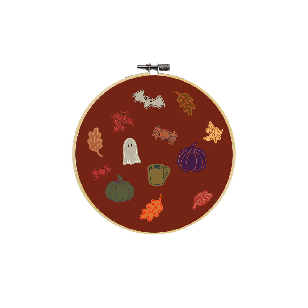 Fall Embroidery Class with You Can Stitch It