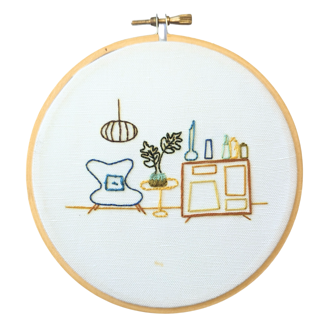 Mid Century Modern - Embroidery Kit