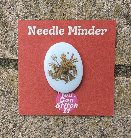 Vintage Zodiac Needle Minder - Aquarius
