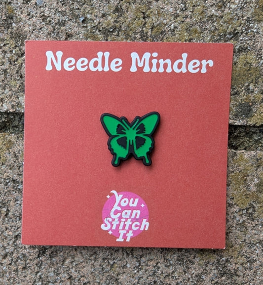 Green Butterfly Needle Minder