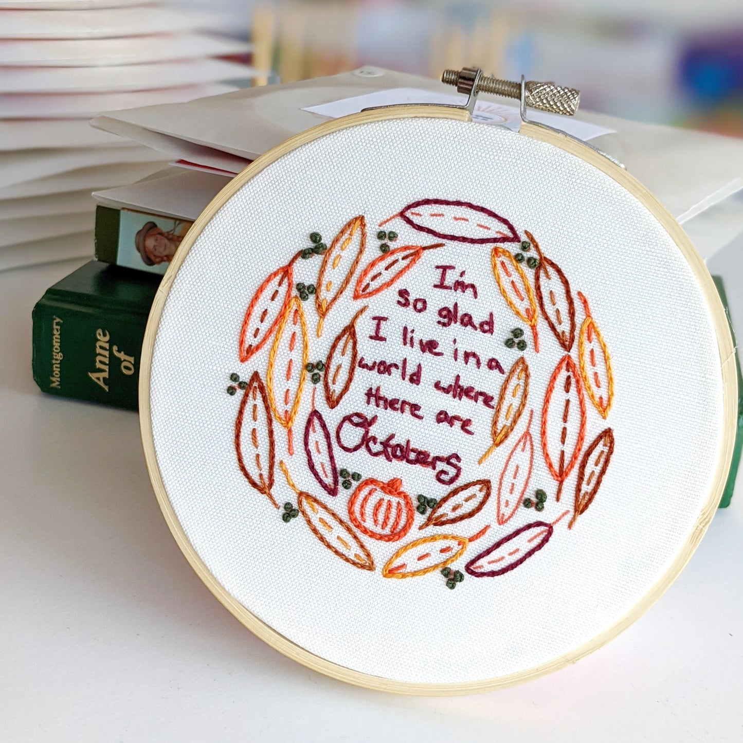 Octobers Embroidery Kit