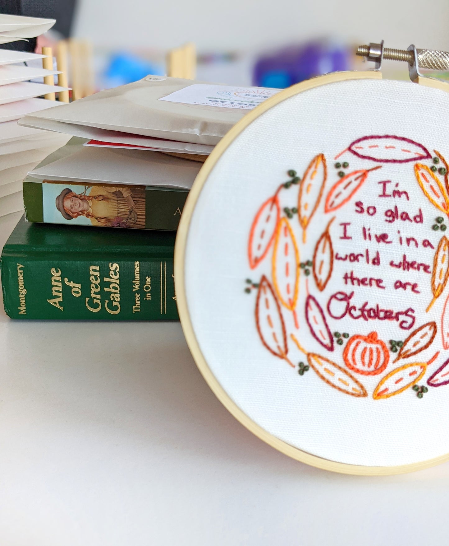 Octobers Embroidery Kit