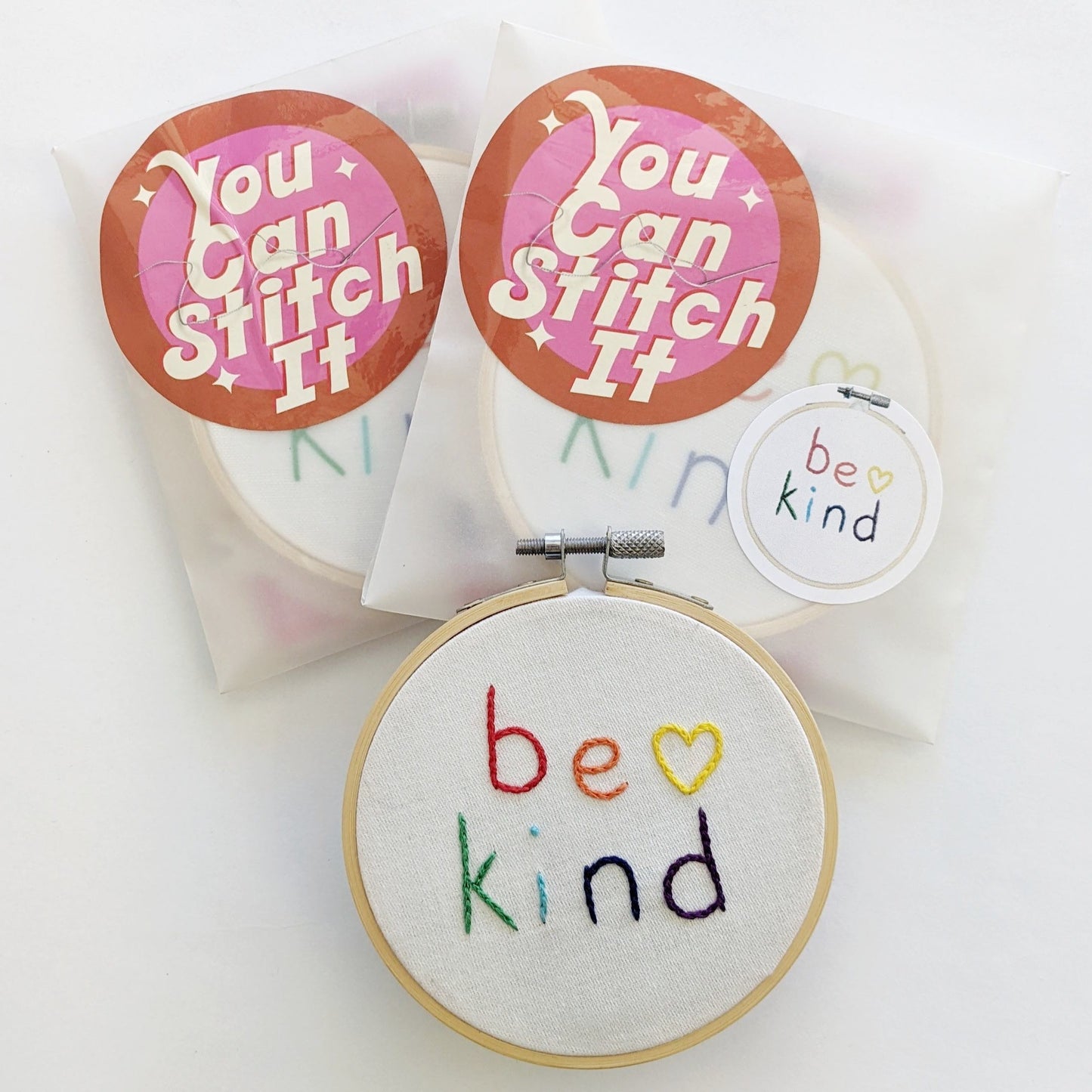 Be Kind Mini Embroidery Kit
