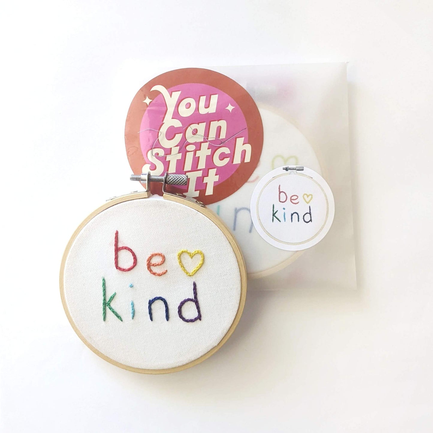 Be Kind Mini Embroidery Kit