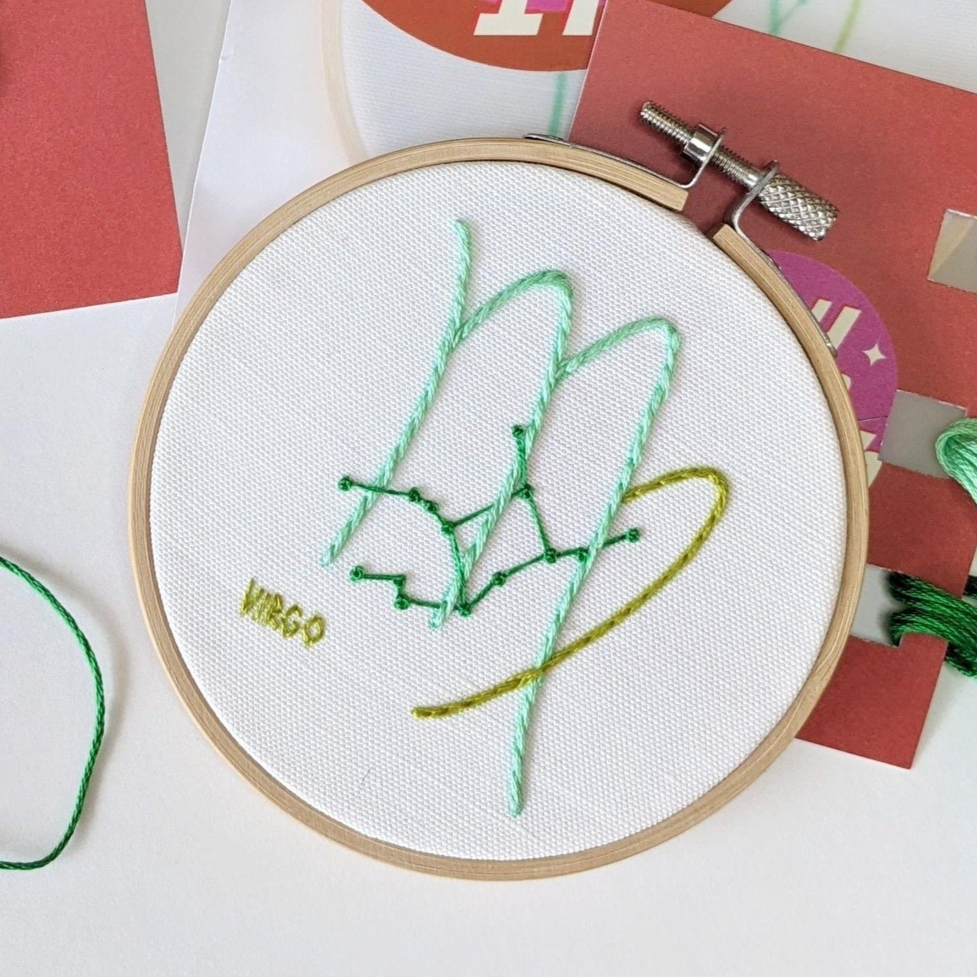 Virgo Mini Embroidery Kit