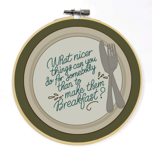 Breakfast Embroidery Kit