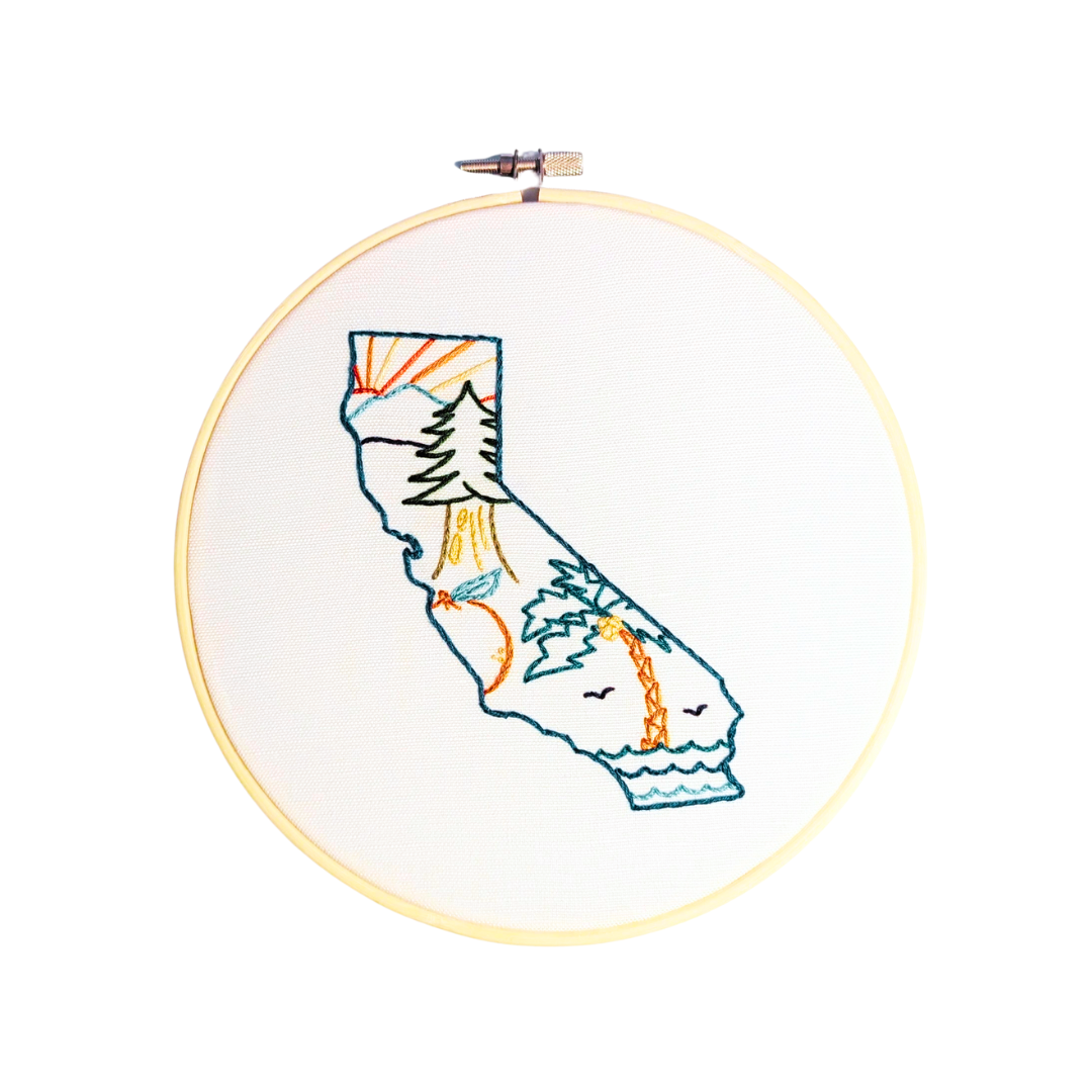 California Embroidery Kit