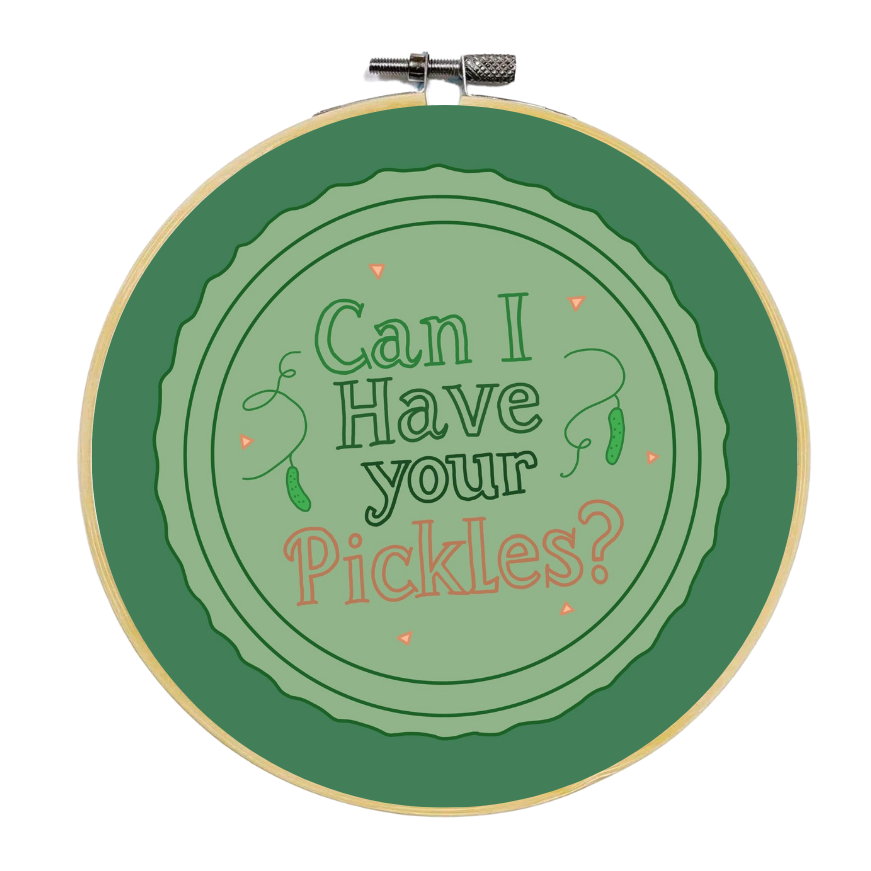 Pickles Embroidery Kit