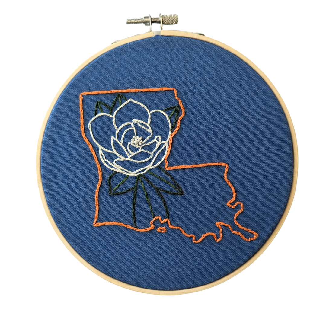 Louisiana Magnolia Embroidery Kit