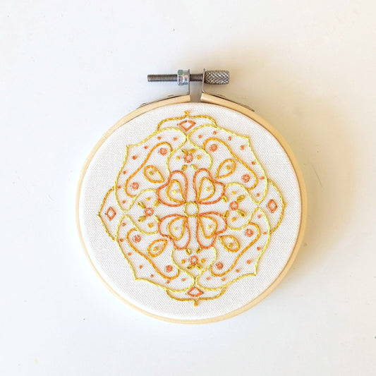 Symmetry Yellow Embroidery Kit