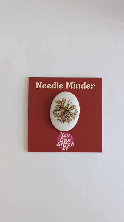 Vintage Zodiac Needle Minder - Cancer