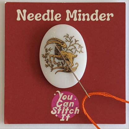 Vintage Zodiac Needle Minder - Capricorn