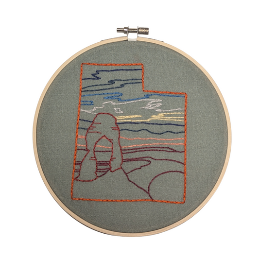 Utah Arches Embroidery Kit