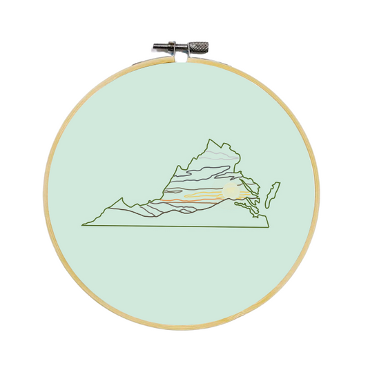 Virginia Sunset Embroidery Kit