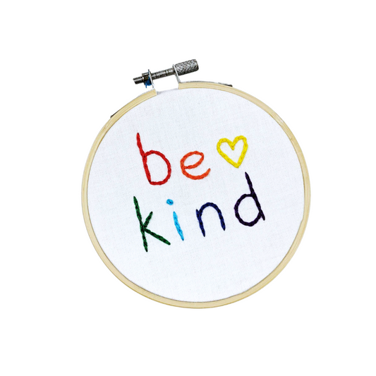 Be Kind Mini Embroidery Kit