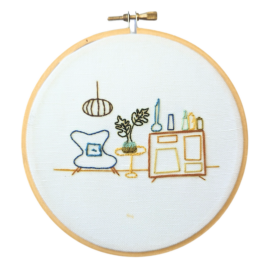 Mid Century Modern - Embroidery Kit