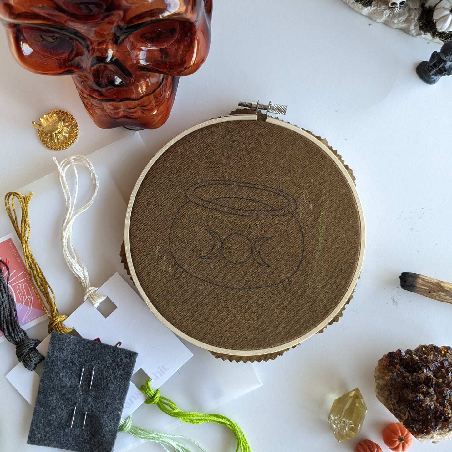 Cauldron - Embroidery Kit