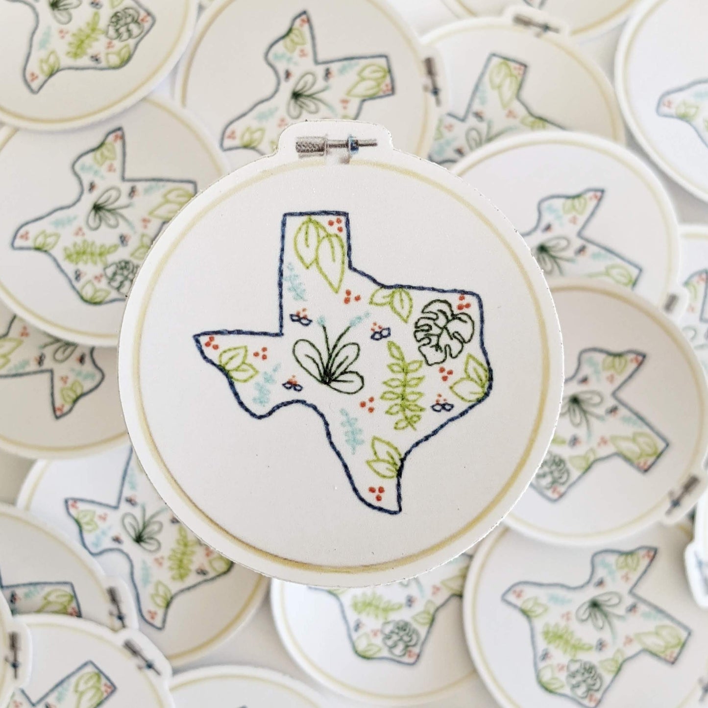 Texas Plants Sticker