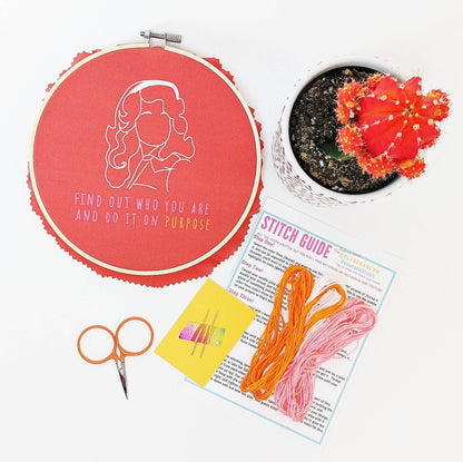 Dolly Parton Embroidery Kit